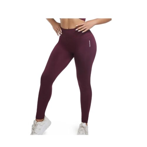 Women Seamless Compression Leggings with Tummy Control, High-Waisted
